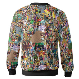 Futurama Characters Cardigan