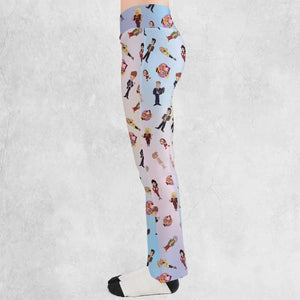 The Nanny Animated Characters Flare Leggings