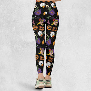 Huey, Dewey and Louie Duck Halloween Legging