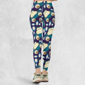 Snorlax Pokemon Legging