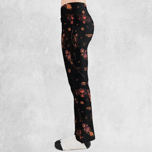 Pumpkin King Jack Skellington Flare Leggings