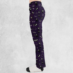 Gastly Haunter and Gengar Pokemon Pattern Flare Leggings