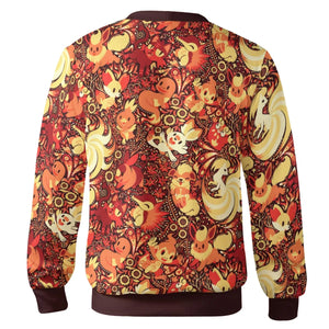 Pokemon Fire Pattern Cardigan