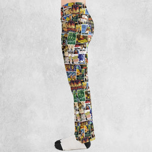 Vintage Horror Movies Flare Leggings