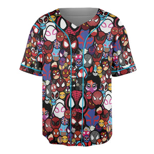 Spide-Mania Spider-Verse Unisex Baseball Jersey