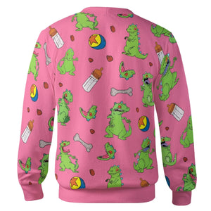 Rugrats Reptar Pattern Cardigan