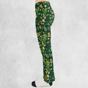 Floating In A Pond Magikarp Psyduck Vaporeon Water Pokemon Flare Leggings