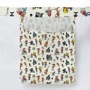 The Adventures of Rocky and Bullwinkle and Friends Characters Pattern Large Tote Bag