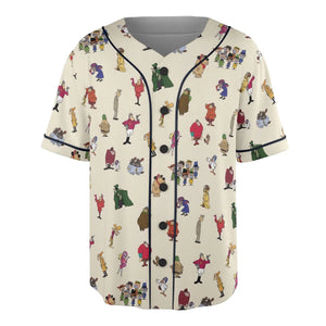 Wacky Races Characters Unisex Baseball Jersey