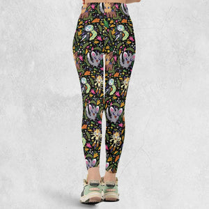 Floral Snorlax Bidoof Eevee Meloetta Pokemon Legging