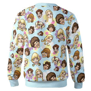 Retro TV The Brady Bunch Characters Cardigan