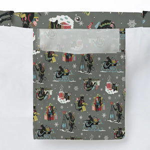 Unusual Christmas Krampus Large Tote Bag