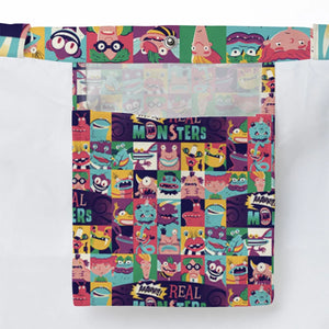 Aaahh!!! Real Monsters Characters Pattern Large Tote Bag
