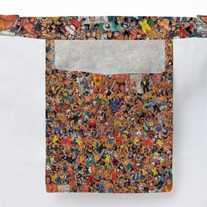 Wrestling Hulk Hogan and Buddies Figures Large Tote Bag