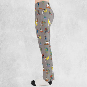 Space Ghost Coast to Coast Characters Flare Leggings