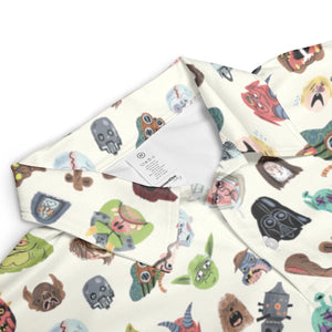 Star Wars Collage Pattern AOP Men/Women Polo Shirt