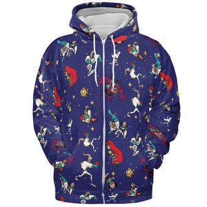 All-over Print Hoodie - 86Y27ABM - - 3