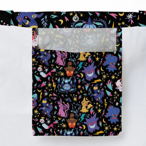 Ghost Buddies Cottagecore Pokemon Patterns Large Tote Bag