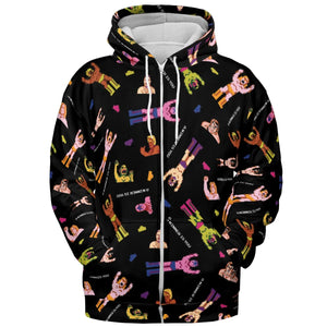 Wrestling Fighters Pro Wrestling All-over Print Hoodie
