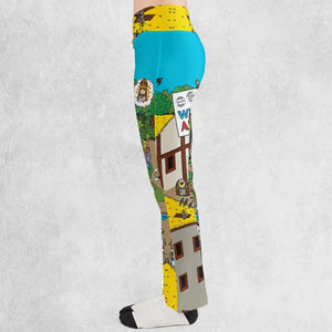 Where's Arthur Monty Python and the Holy Grail Flare Leggings
