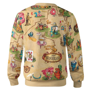 Wonderland map Cardigan