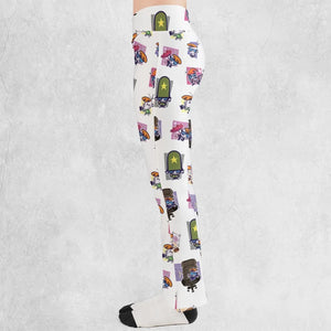 Dexter's Laboratory Characters Flare Leggings