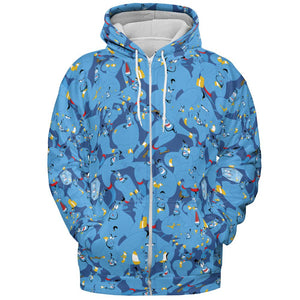 All-over Print Hoodie - 8C9LUKRX - - 3