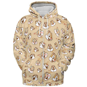 Chip n Dale Rangers All-over Print Hoodie