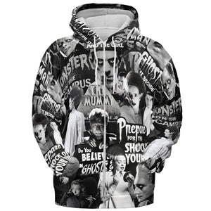 Universal Monsters Pattern All-over Print Hoodie