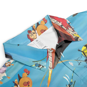 Chasing The Rescuers Characters AOP Men/Women Polo Shirt