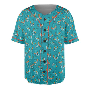 Cute Mudkips Pokemon Unisex Baseball Jersey