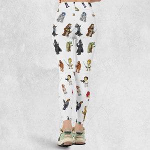 Simpsons Star Wars Mashup Legging