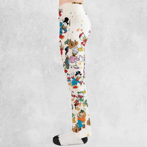 Donald Huey Dewey Ducktales Flare Leggings