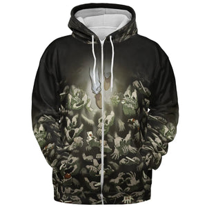 Funny Helping Hands Labyrinth All-over Print Hoodie