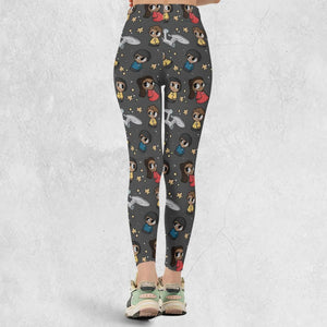 Cute Space Star Trek Legging