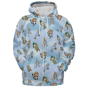The Wizard Of Draws Looney Tunes All-over Print Hoodie
