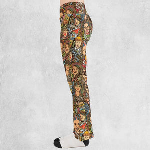 Blues Brothers Waynes World Coneheads SNL Characters Flare Leggings