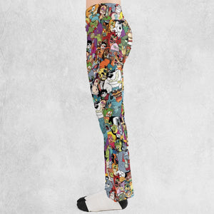 Retro Gamer Crash Bandicoot Flare Leggings