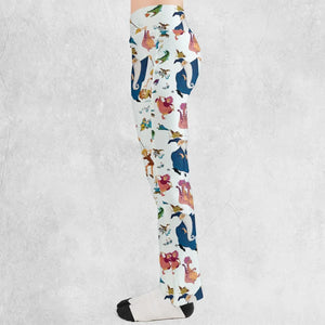 Sword in the Stone Pattern Flare Leggings