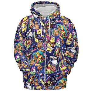 Pooh Bear Halloween All-over Print Hoodie