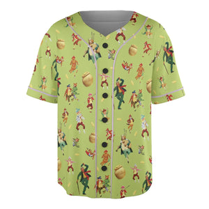 Irish Movie Darby O'Gill Characters Unisex Baseball Jersey