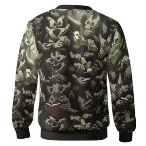 Funny Helping Hands Labyrinth Cardigan