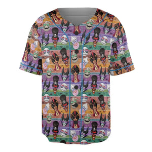 Chillin' like a Villain Summer Vibes Unisex Baseball Jersey
