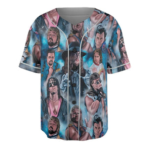 90s Wrestlers Unisex Baseball Jersey