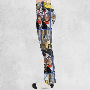 Stained Glass Star Wars Flare Leggings