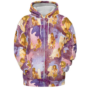All-over Print Hoodie - 4FNFVYD1 - - 3