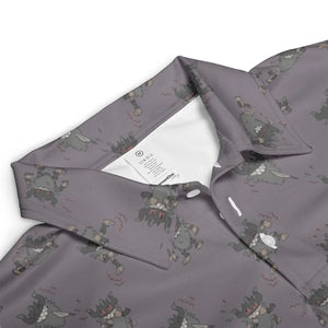 Perrrrrserker Pokemon Pattern AOP Men/Women Polo Shirt