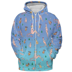 Who You Callin' One-eyed Shrimp Sea-Monkeys All-over Print Hoodie