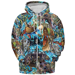 Travel And Fight Pirates of the Caribbean All-over Print Hoodie