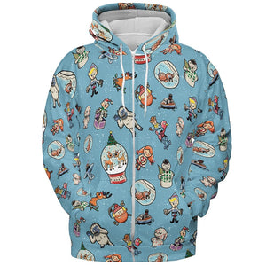 All-over Print Hoodie - M11DNAGA - - 3